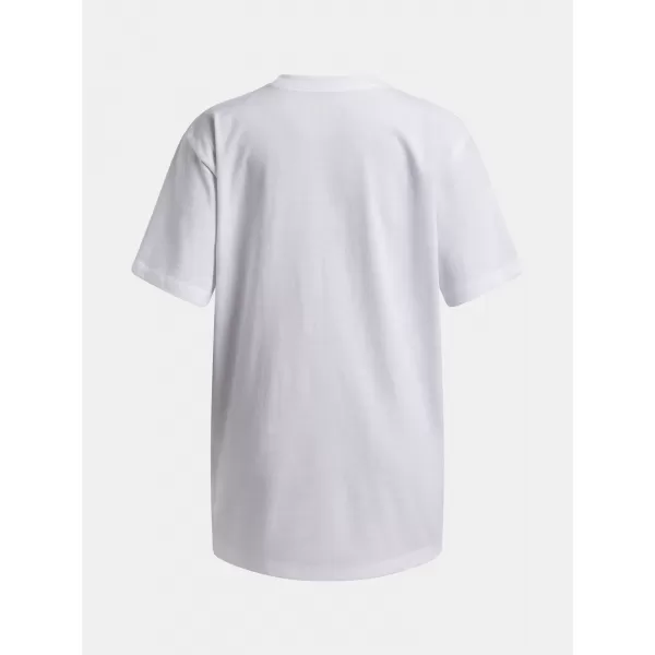  Lányos póló UNDER ARMOUR UA G BLOCK LOGO OS SS 6009720-100 FEHÉR 