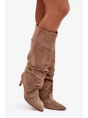 Női csizma BOTO MAVELLA 40619 KHAKI