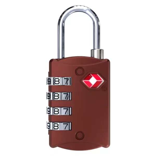  Zár CABINZERO TSA Travel Lock VÖRÖS SANGRIA 