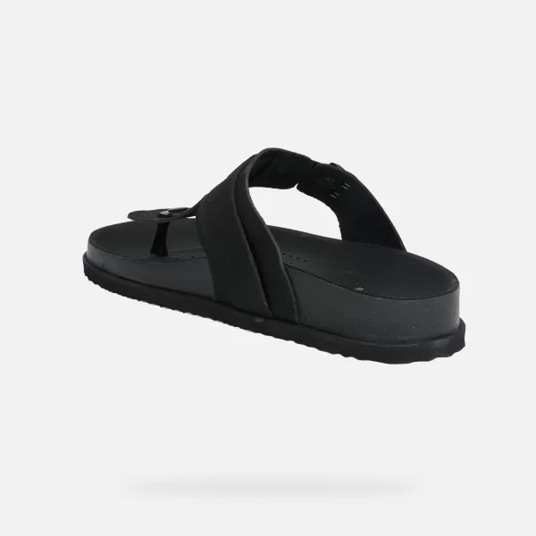  Férfi papucs GEOX PARNAIBA G014438 FEKETE 