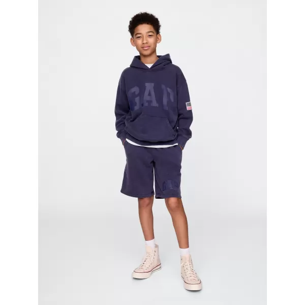  Gyermek pulóver GAP LOGO PULLOVER HOODIE 782130-00 HADITENGERÉSZET EGYENRUHA 