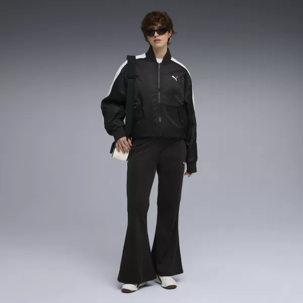  Női nadrág PUMA WARDROBE ESS FLARED PANTS 632045-01 PUMA FEKETE 