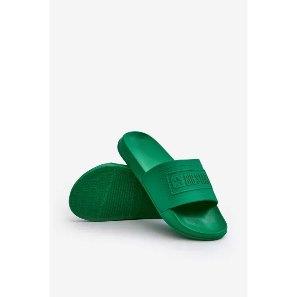  Férfi papucsok BIG STAR NN174650 GREEN Big Star cipők 