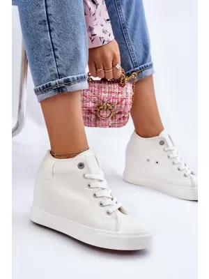 Női tornacipő BIG STAR LL274035 WHITE Big Star Shoes