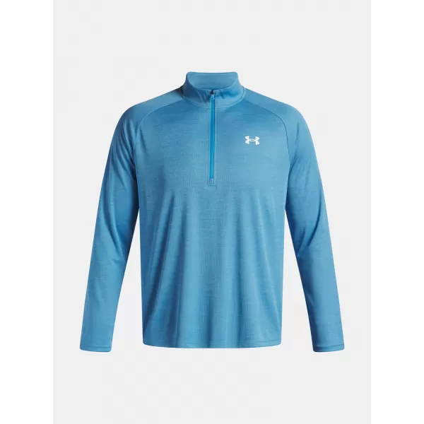  Férfi póló UNDER ARMOUR UA TECH TEXTURED 1/2 ZIP 1382797-453 KÉK 