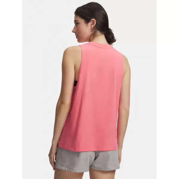  Női felső UNDER ARMOUR UA RIVAL MUSCLE TANK 1383659-600 RÓZSASZÍN 