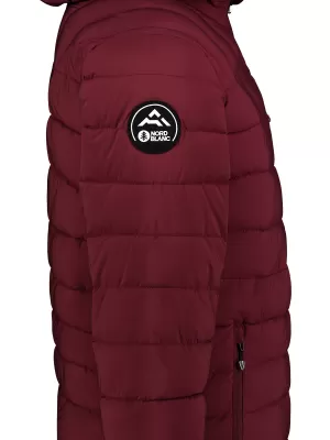 Férfi téli kabát NORDBLANC SCREE NBWJM8262 BURGUNDIA