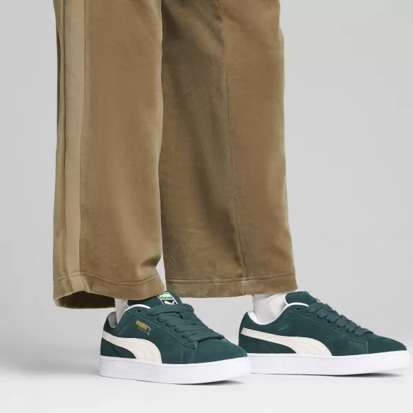  Csizma PUMA SUEDE XL 395205_21 SÖTÉT MIRTUSZ/MELEG FEHÉR 