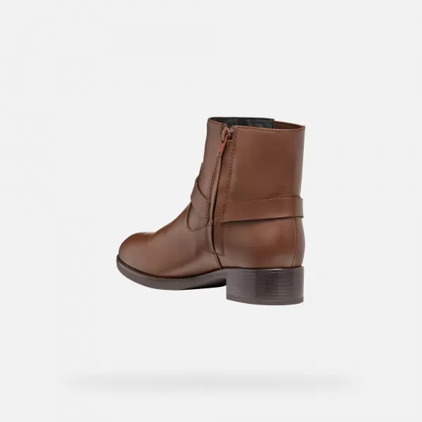  Női bokacsizma GEOX FELICITY ABX G004337 BARNA 