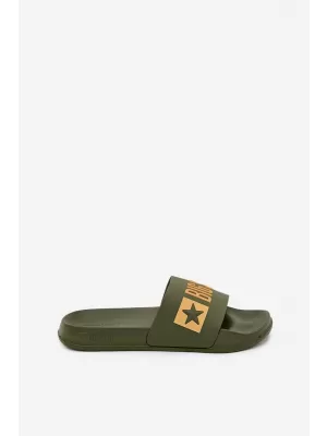 Férfi papucs BIG STAR SS174360 GREEN Big Star Shoes