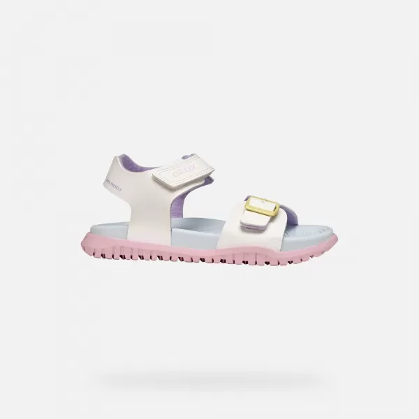 Lány szandál GEOX SANDAL FUSBETTO J35HQA000BCC0653 FEHÉR 