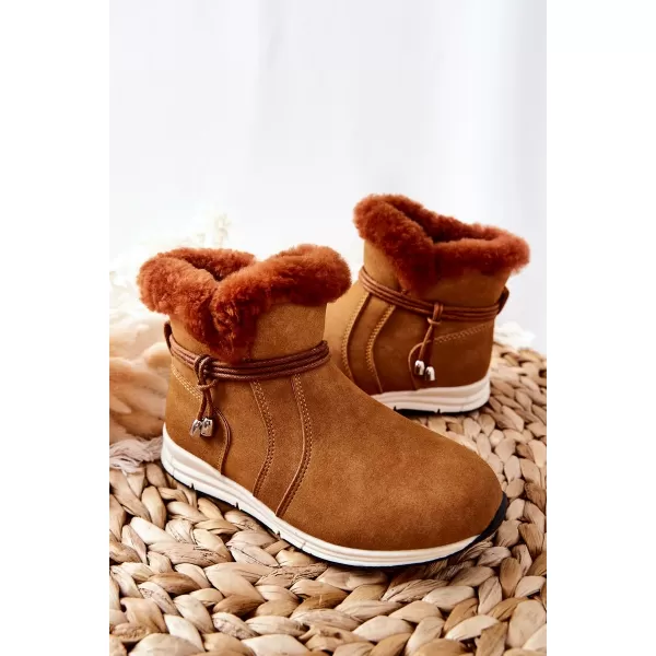  Gyermek hócsizma BIG STAR BB374058BS CAMEL Big Star Shoes 