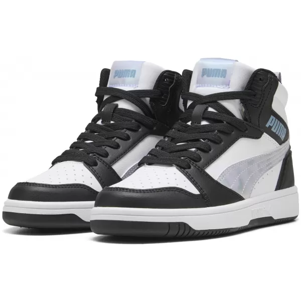  Női cipők PUMA REBOUNDV6MIDSPACEBELLEJR 402768-02 PUMA FEKETE/LILA CRUSH/FEHÉR 