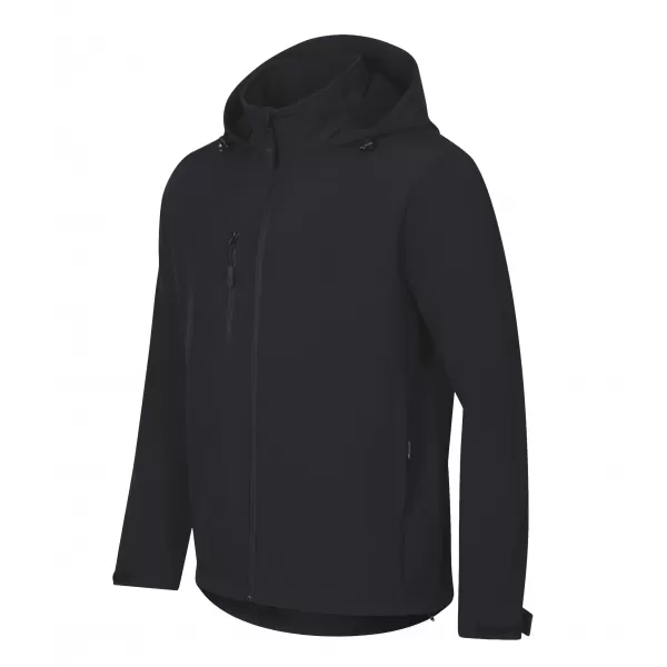  Férfi softshell kabát ALTISPORT NoPrint NP/ALM845 ÉBENFA SZÜRKE 