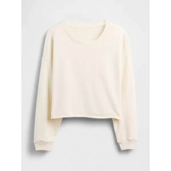  Női pulóver GAP LOGO SWEATSHIRT 799277-02 FEHÉR VITORLA 