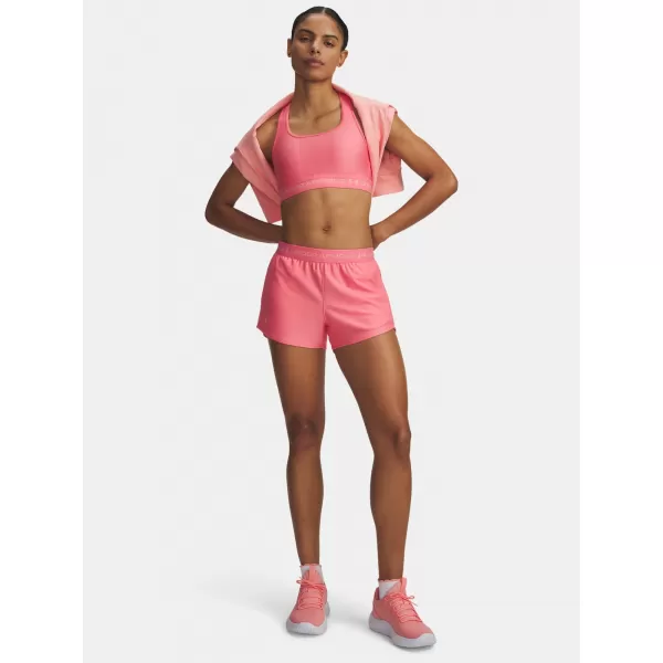  Női rövidnadrág UNDER ARMOUR TECH PLAY UP SHORTS 1389882-600 RÓZSASZÍN 