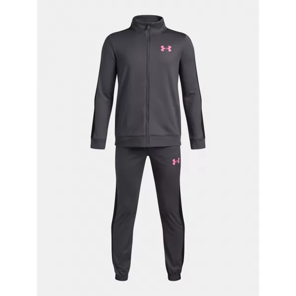  Fiúk készlet UNDER ARMOUR UA RIVAL KNIT TRACK SUIT 1363290-025 SZÜRKE 