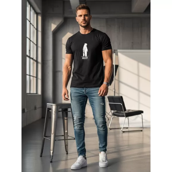  Férfi póló DSTREET NX062R FEKETE 