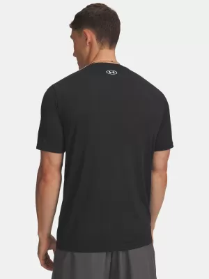 Férfi póló UNDER ARMOUR TECH TAPING SS 6012356-001 FEKETE