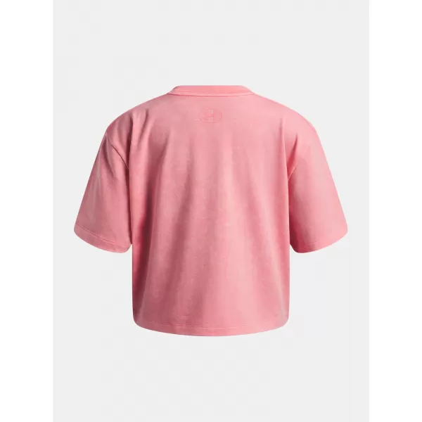  Lányos póló UNDER ARMOUR UA G RIVAL WASH SS 6011673-600 RÓZSASZÍN 
