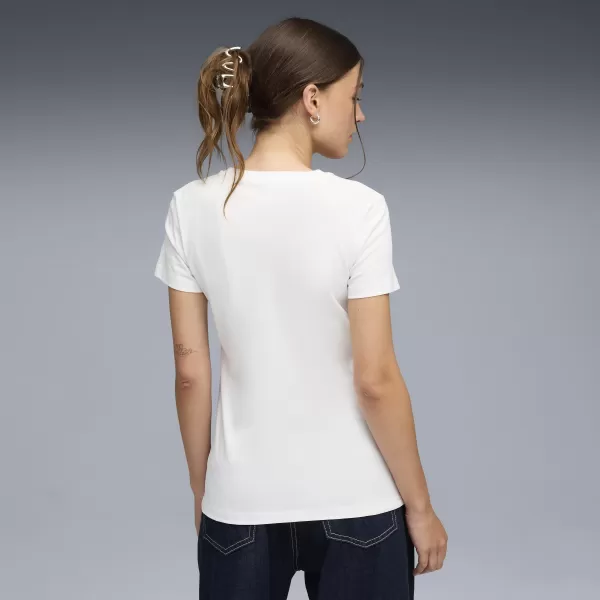  Női póló PUMA ESS LOGO LAB TEE 691824_02 PUMA FEHÉR 