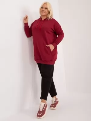 Női pulóver BASIC FEEL GOOD RV-BL-6338.19X BURGUNDIA