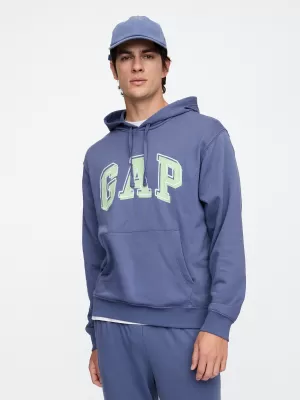 Férfi pulóver GAP HERITAGE LOGO PULLOVER HOODIE 868460-06 CSENDES KÉK