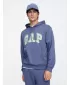 Férfi pulóver GAP HERITAGE LOGO PULLOVER HOODIE 868460-06 CSENDES KÉK