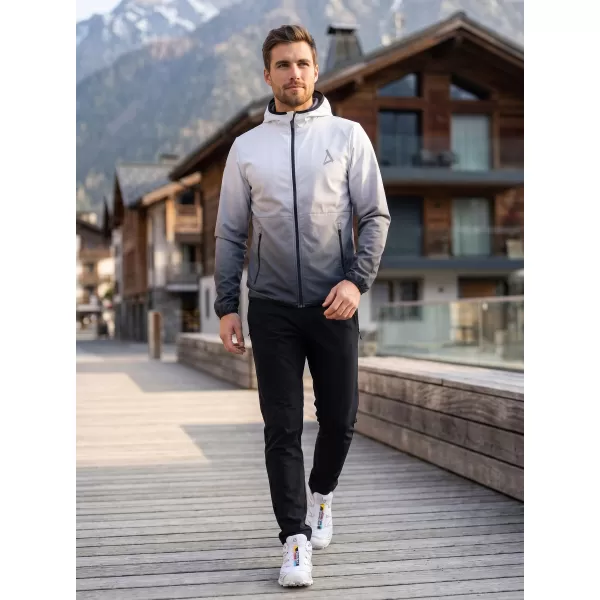  Férfi prémium softshell kabát ALTISPORT VOJ/ALM126JACK01 FEKETE-FEHÉR 