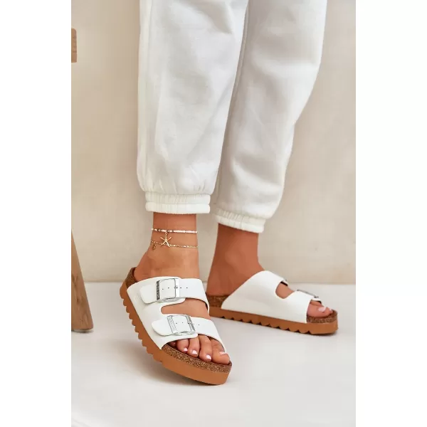  Női papucs BIG STAR LL274480 WHITE Big Star Shoes 