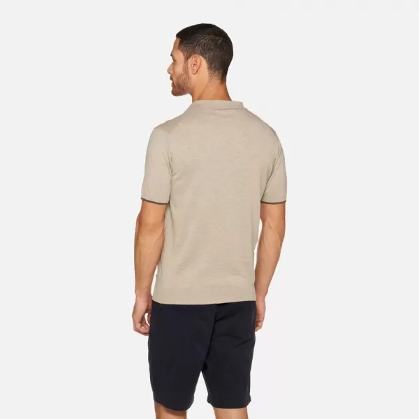  Férfi póló GEOX KNIT G012318 BÉZS 