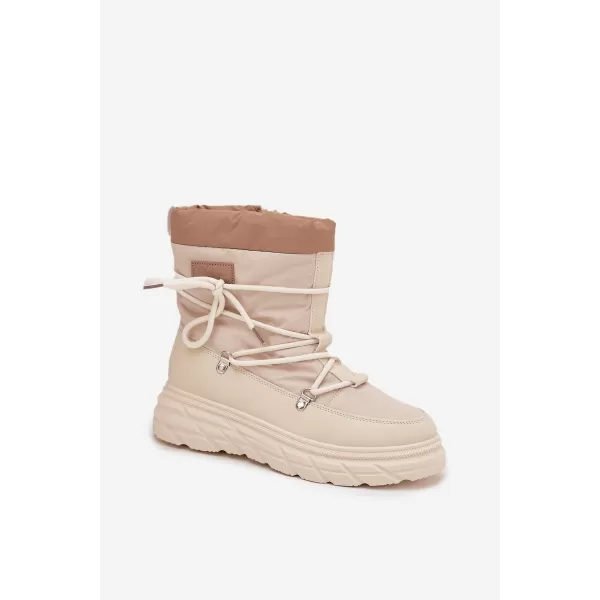  Női téli csizma LEE COOPER LCJ-25-44-3931 BÉZS 