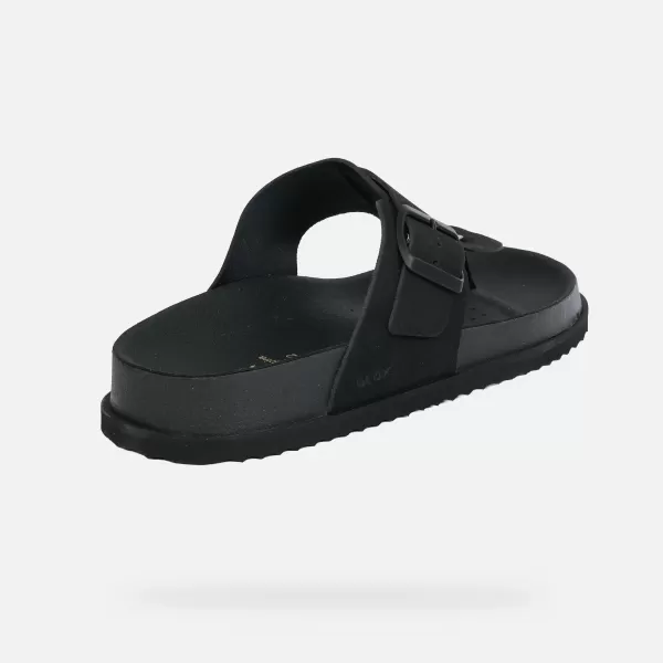  Férfi papucs GEOX PARNAIBA G014438 FEKETE 