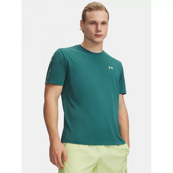  Férfi póló UNDER ARMOUR UA TECH TAPING SS 6012356-339 ZÖLD 