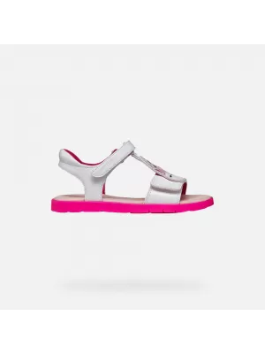 Lány szandál GEOX JOYFOOT J65P1C000HHC1441 FEHÉR