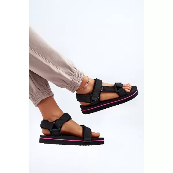  Női szandál LEE COOPER LCW-24-05-2751L FEKETE 