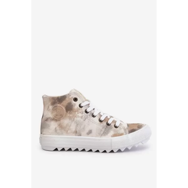  Női tornacipő BIG STAR LL274047 WHITE/OLIVE Big Star Shoes 
