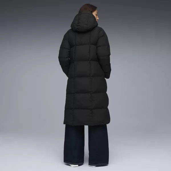  Női kabát PUMA HOODED DOWN PUFFER COAT 688390-01 PUMA FEKETE 