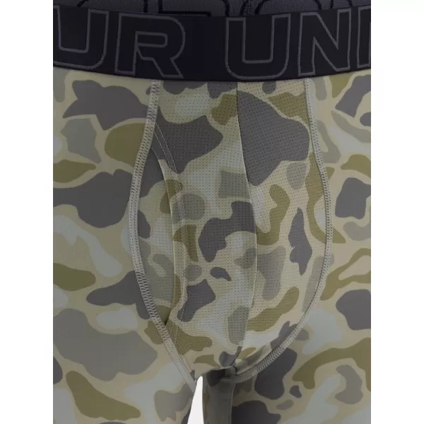  Férfi boxerek UNDER ARMOUR UA PERFORMANCE TECH - PRINT 6IN - 1PK 1383875-069 TITÁN 