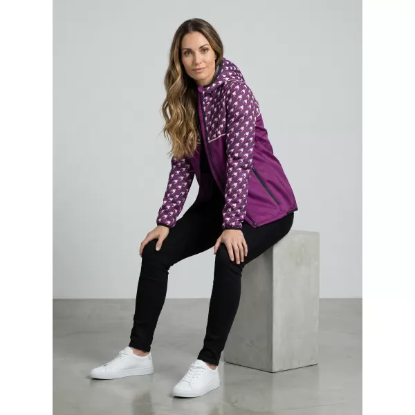  Női prémium softshell kabát ALTISPORT VOJ/ALW048JACK01 LILA 