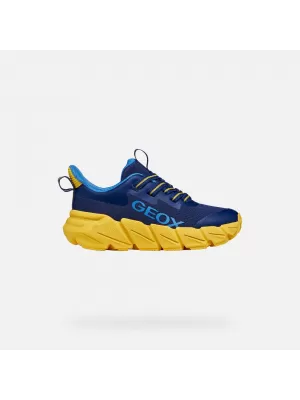 Fiú tornacipő GEOX FLEXYPER FAST J46N1A0149JC0657 SÖTÉTKÉK
