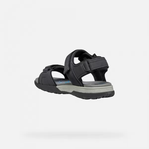 Férfi szandál GEOX SPHERICA EC5 G014391 FEKETE 