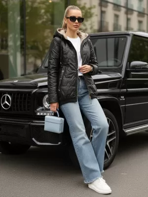 Női kabát DSTREET TY5546 FEKETE