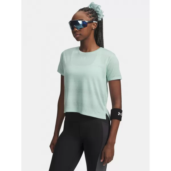  Női póló UNDER ARMOUR UA VELOCITI SHORTSLEEVE 6009540-703 ZÖLD 