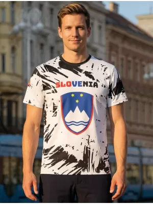 Prémium férfi póló ALTISPORT VOJ/ALM036SI/TR01 ABSZTRAKCIÓ