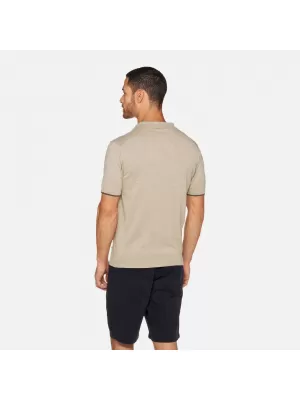 Férfi póló GEOX KNIT G012318 BÉZS