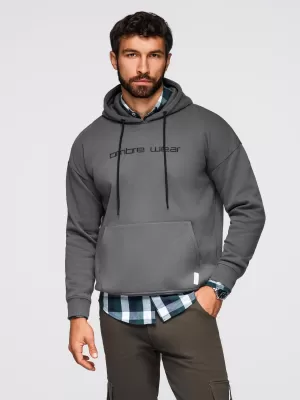 Férfi pulóver OMBRE OM-SSNZ-0241 GRAFIT