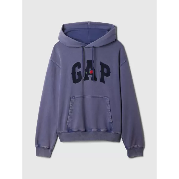  Férfi pulóver GAP LOGO HOODIE PULLOVER 646027-01 ÉJSZAKAI ÉGBOLT 