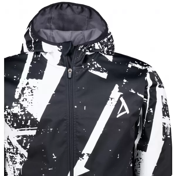  Férfi prémium softshell kabát ALTISPORT VOJ/ALM079JACK01 FEKETE-FEHÉR 