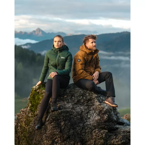  Férfi téli kabát NORDBLANC FYRN NBWJM8257 PUŠTÍK BARNA 